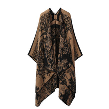 Jiangnan Watertown Knitted Shawl High-end Ethnic Style Cloak Western Sichuan Yunnan Travel Wear Imitation Cashmere Cape Women