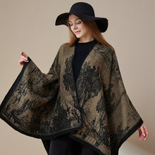 Jiangnan Watertown Knitted Shawl High-end Ethnic Style Cloak Western Sichuan Yunnan Travel Wear Imitation Cashmere Cape Women