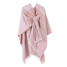 Jiangnan Watertown Knitted Shawl High-end Ethnic Style Cloak Western Sichuan Yunnan Travel Wear Imitation Cashmere Cape Women