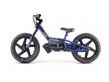 Bicicleta De Equilibrio Eléctrica De 24 Voltios Con Ruedas De 16 Pulgadas, Motor Eléctrico - Azul