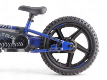 Bicicleta De Equilibrio Eléctrica De 24 Voltios Con Ruedas De 16 Pulgadas, Motor Eléctrico - Azul