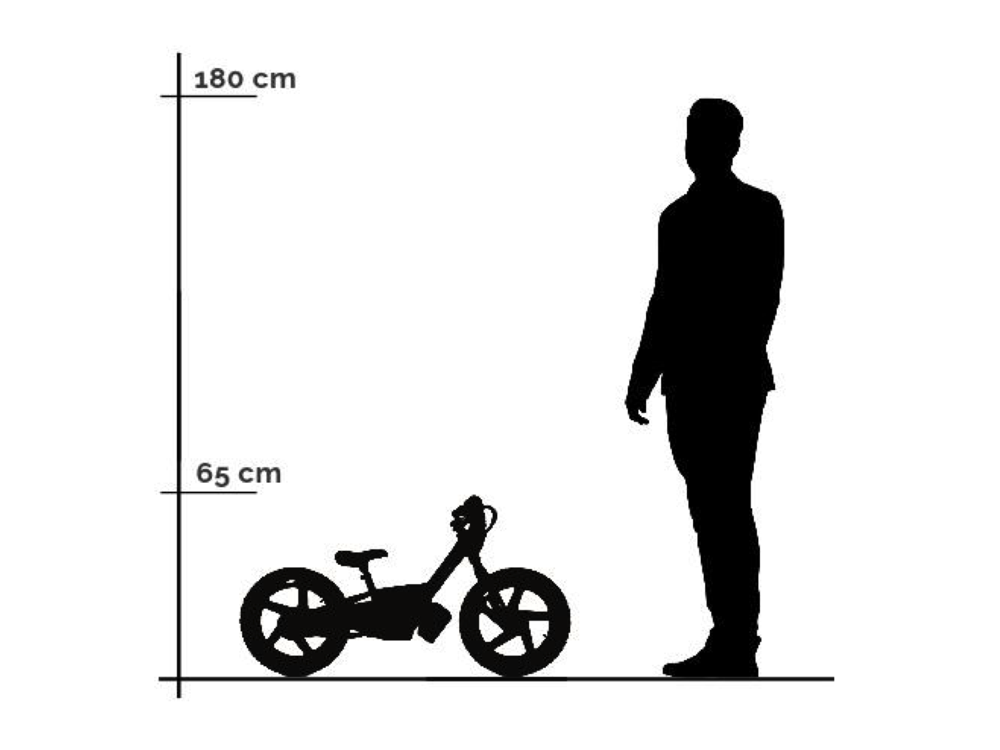 Bicicleta De Equilibrio Eléctrica De 24 Voltios Con Ruedas De 16 Pulgadas, Motor Eléctrico - Naranja.