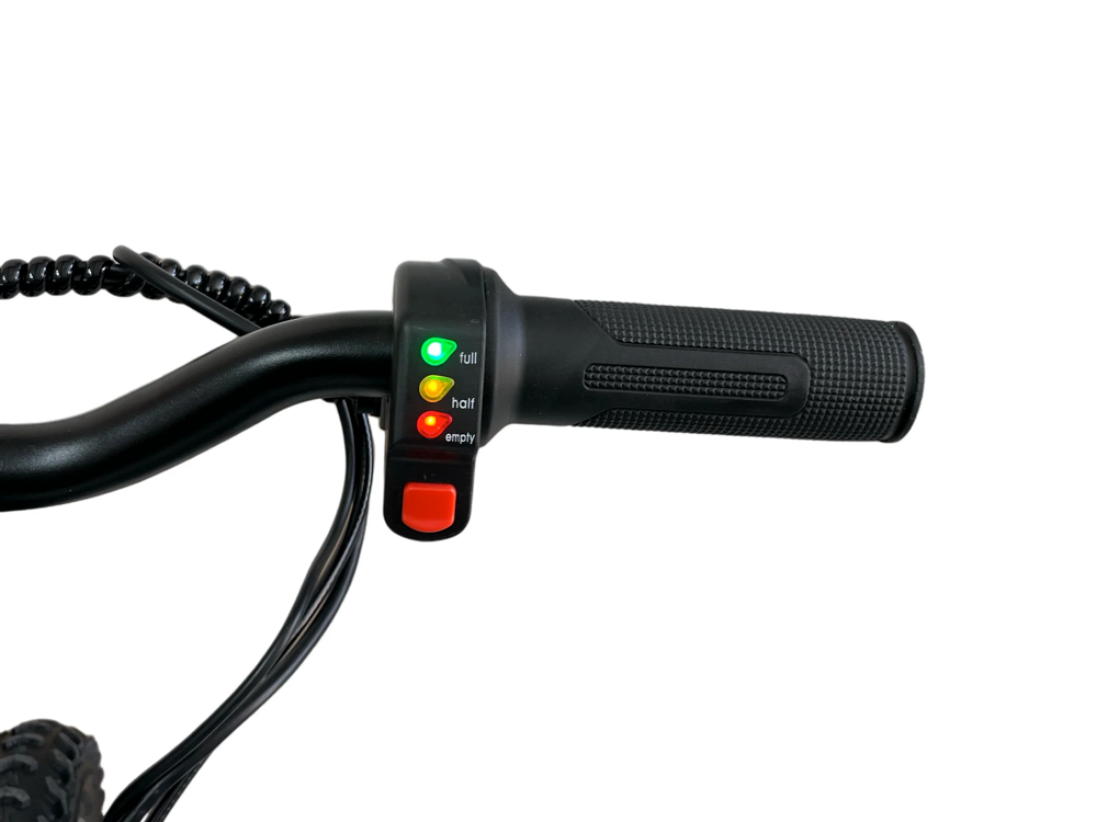 Bicicleta De Equilibrio Eléctrica De 24 Voltios Con Ruedas De 16 Pulgadas, Motor Eléctrico - Naranja.