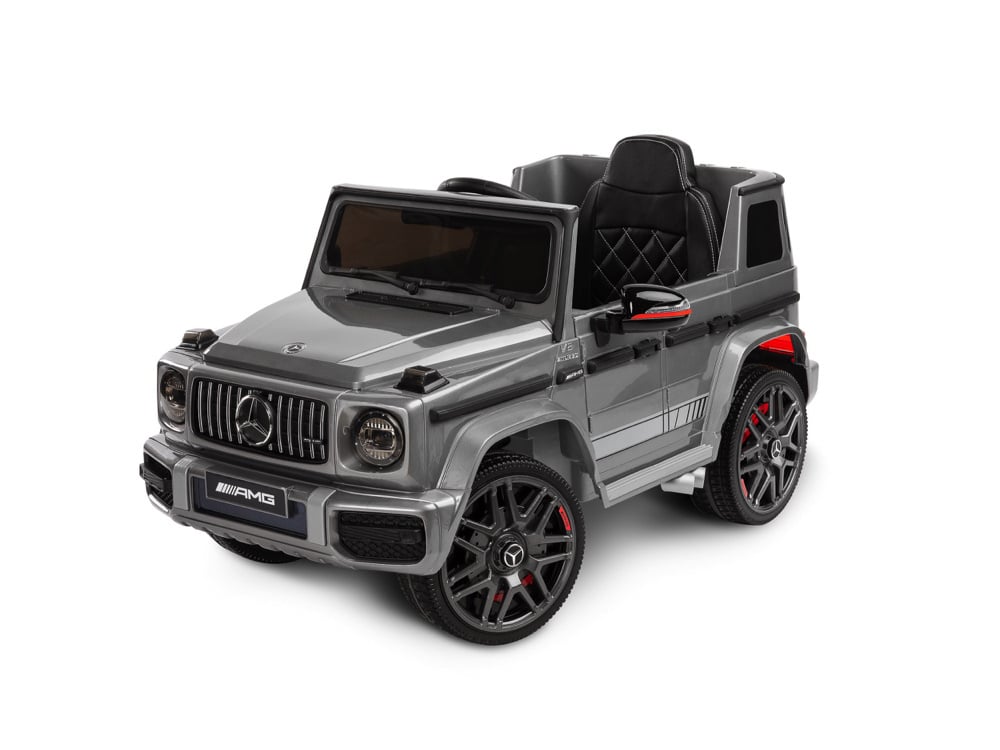 Mercedes G63 Amg, Voiture Électrique 12V Pour Enfants Avec Batterie Lithium, Pneus En Caoutchouc, Siège En Cuir Et Plus Encore