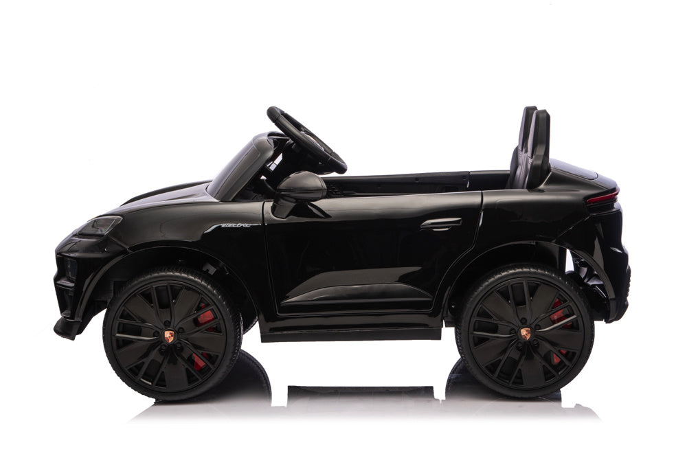 Porsche Macan Turbo, Coche Eléctrico Para Niños Con Batería De Litio, Módulo De Música, Neumáticos De Goma Y Mucho Más.