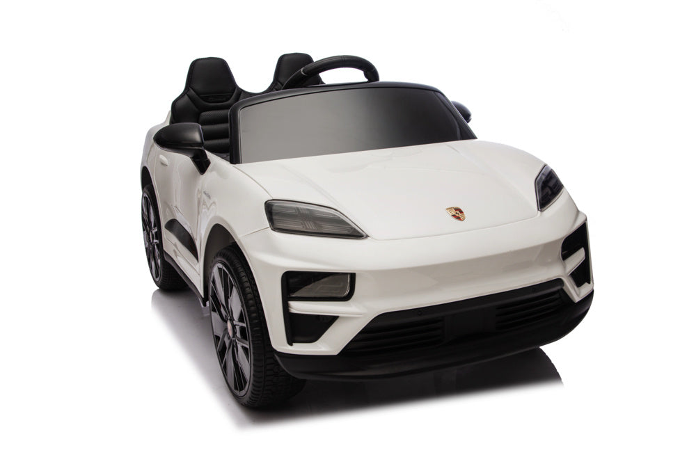 Porsche Macan Turbo, Coche Eléctrico Para Niños Con Batería De Litio, Módulo De Música, Neumáticos De Goma Y Mucho Más.