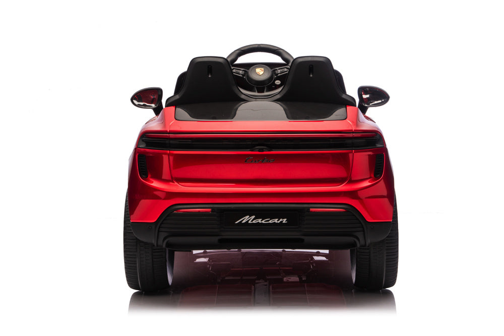Porsche Macan Turbo, Coche Eléctrico Para Niños Con Batería De Litio, Módulo De Música, Neumáticos De Goma Y Mucho Más.