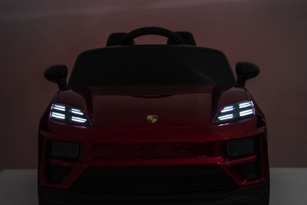 Porsche Macan Turbo, Coche Eléctrico Para Niños Con Batería De Litio, Módulo De Música, Neumáticos De Goma Y Mucho Más.