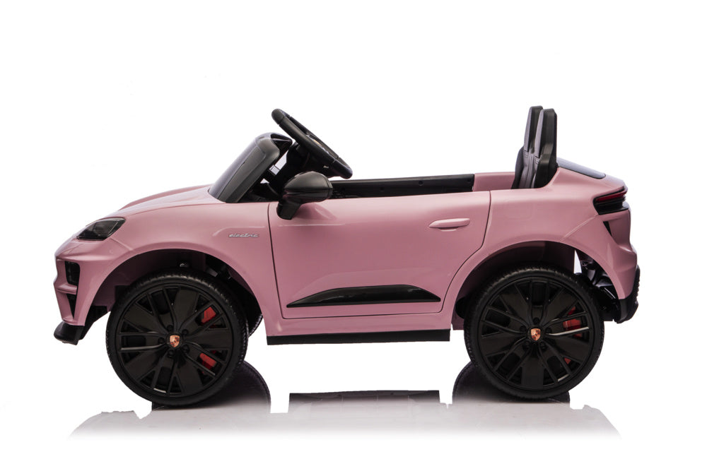 Porsche Macan Turbo, Coche Eléctrico Para Niños Con Batería De Litio, Módulo De Música, Neumáticos De Goma Y Mucho Más.