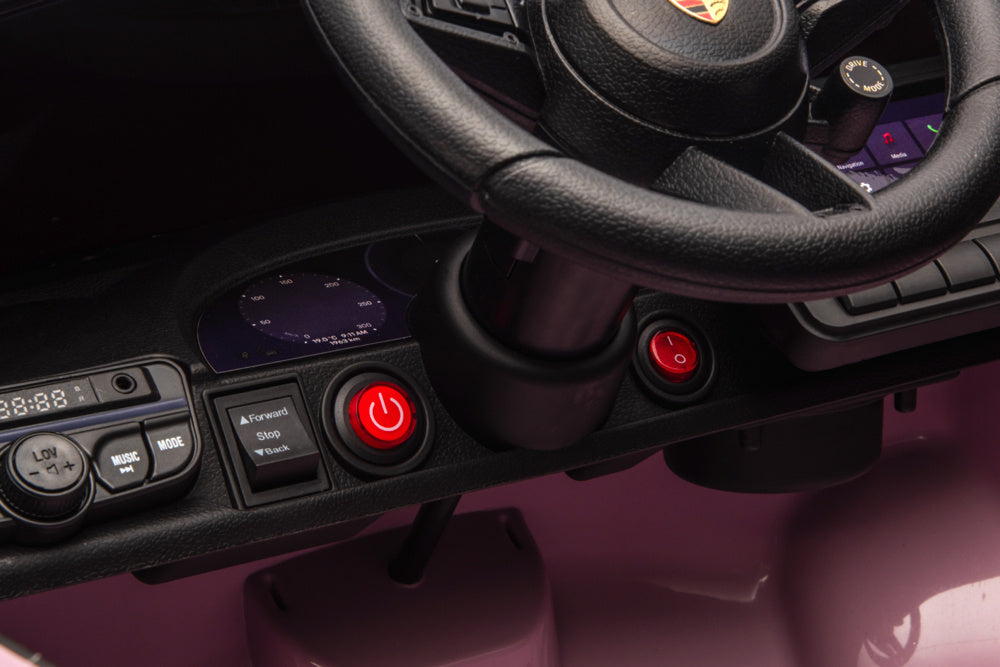 Porsche Macan Turbo, Coche Eléctrico Para Niños Con Batería De Litio, Módulo De Música, Neumáticos De Goma Y Mucho Más.