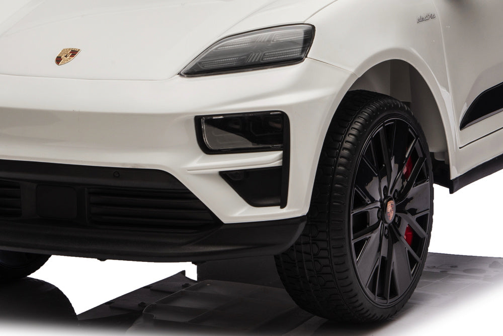 Porsche Macan Turbo, Coche Eléctrico Para Niños Con Batería De Litio, Módulo De Música, Neumáticos De Goma Y Mucho Más.