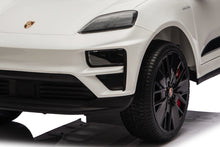 Porsche Macan Turbo, Coche Eléctrico Para Niños Con Batería De Litio, Módulo De Música, Neumáticos De Goma Y Mucho Más.