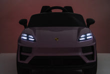 Porsche Macan Turbo, Coche Eléctrico Para Niños Con Batería De Litio, Módulo De Música, Neumáticos De Goma Y Mucho Más.