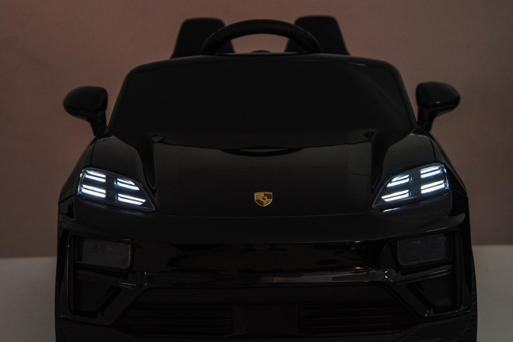 Porsche Macan Turbo, Coche Eléctrico Para Niños Con Batería De Litio, Módulo De Música, Neumáticos De Goma Y Mucho Más.