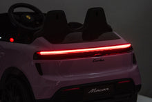 Porsche Macan Turbo, Coche Eléctrico Para Niños Con Batería De Litio, Módulo De Música, Neumáticos De Goma Y Mucho Más.