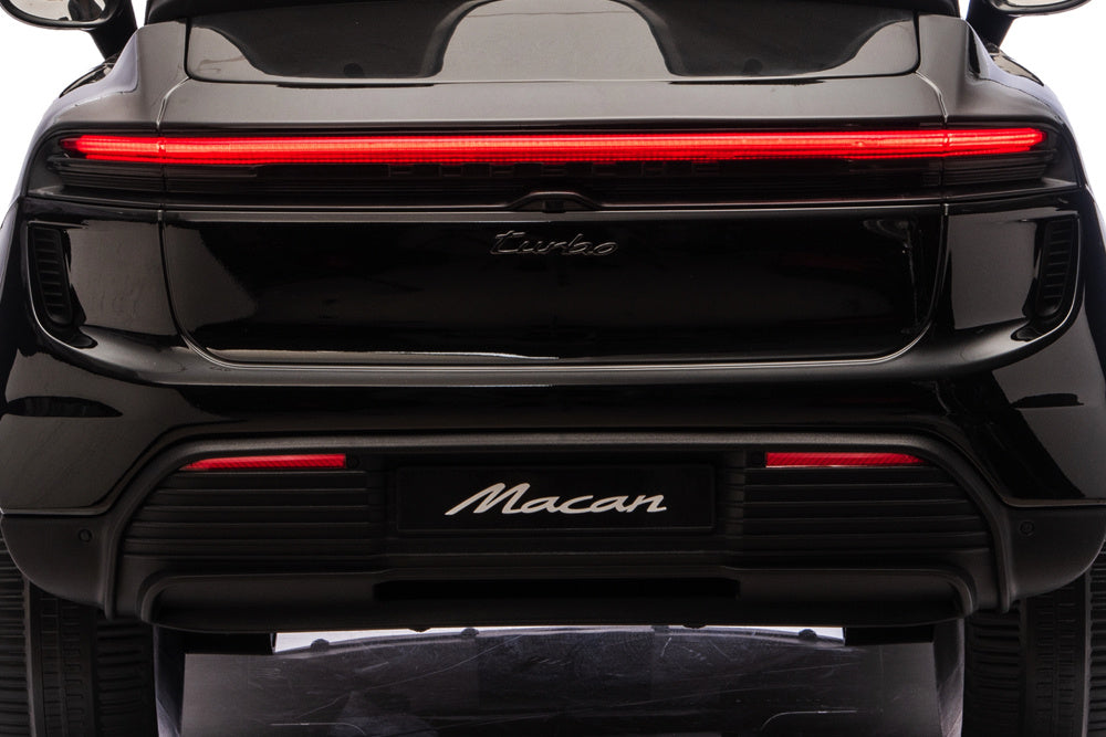 Porsche Macan Turbo, Coche Eléctrico Para Niños Con Batería De Litio, Módulo De Música, Neumáticos De Goma Y Mucho Más.