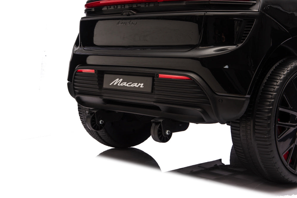 Porsche Macan Turbo, Coche Eléctrico Para Niños Con Batería De Litio, Módulo De Música, Neumáticos De Goma Y Mucho Más.