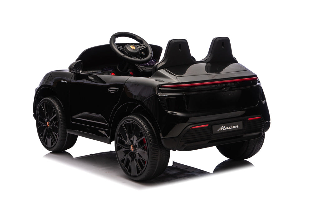 Porsche Macan Turbo, Coche Eléctrico Para Niños Con Batería De Litio, Módulo De Música, Neumáticos De Goma Y Mucho Más.