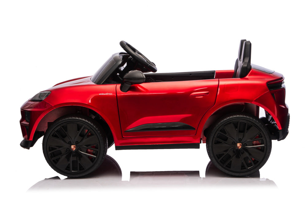 Porsche Macan Turbo, Coche Eléctrico Para Niños Con Batería De Litio, Módulo De Música, Neumáticos De Goma Y Mucho Más.