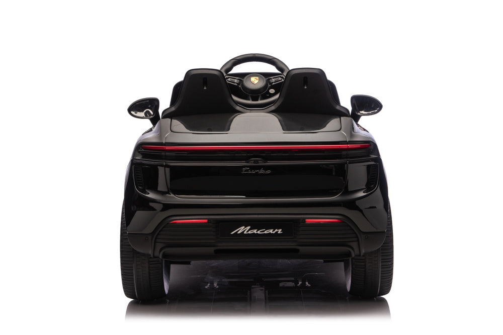 Porsche Macan Turbo, Coche Eléctrico Para Niños Con Batería De Litio, Módulo De Música, Neumáticos De Goma Y Mucho Más.