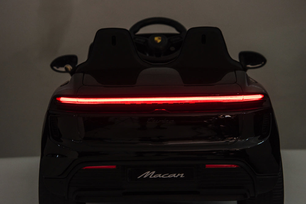 Porsche Macan Turbo, Coche Eléctrico Para Niños Con Batería De Litio, Módulo De Música, Neumáticos De Goma Y Mucho Más.