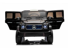 Mercedes Benz Eqg, Coche Infantil Eléctrico De 12 Voltios Con Neumáticos De Goma, Asiento De Cuero Y Más!