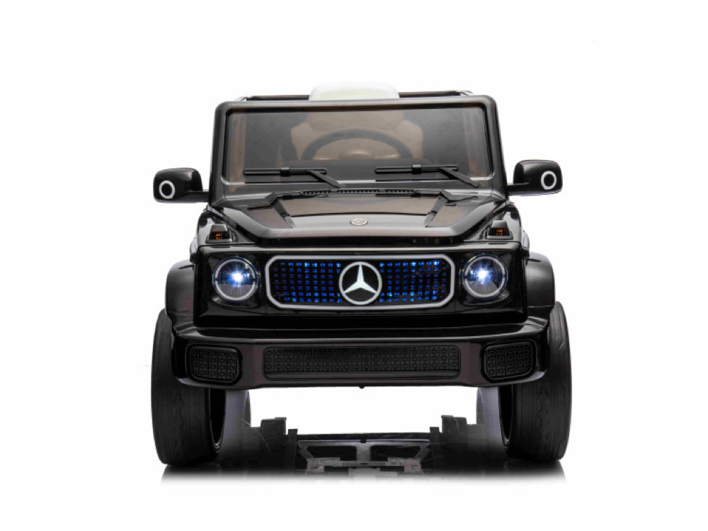 Mercedes Benz Eqg, Coche Infantil Eléctrico De 12 Voltios Con Neumáticos De Goma, Asiento De Cuero Y Más!