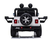 Jeep Wrangler Rubicon, Coche Eléctrico Infantil De 12V Con Batería De Litio, Neumáticos De Goma Y Asiento De Similpiel
