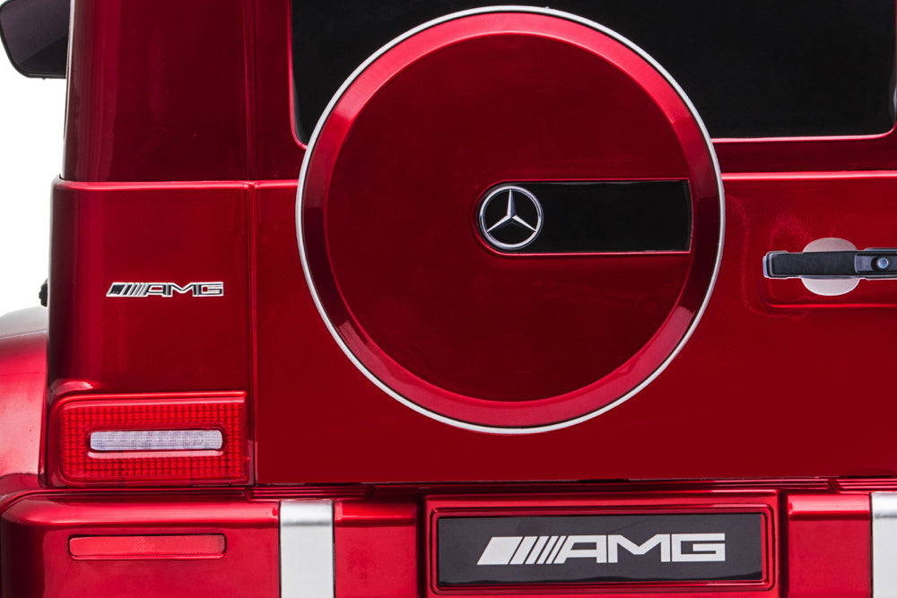 Mercedes G63, Coche Infantil Con Batería De Litio De 12 Voltios, Neumáticos De Goma, Asiento De Cuero, ¡Y Mucho Más!