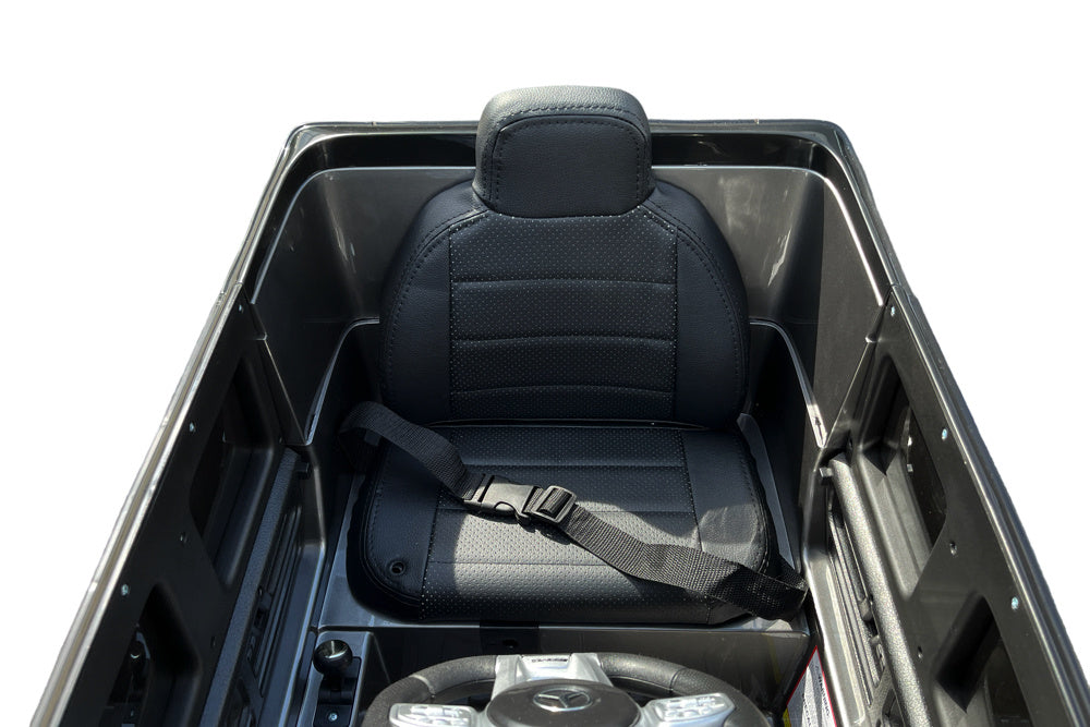 Mercedes G63, Coche Infantil Con Batería De Litio De 12 Voltios, Neumáticos De Goma, Asiento De Cuero, ¡Y Mucho Más!
