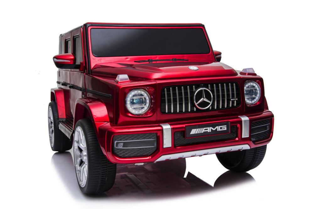 Mercedes G63, Coche Infantil Con Batería De Litio De 12 Voltios, Neumáticos De Goma, Asiento De Cuero, ¡Y Mucho Más!