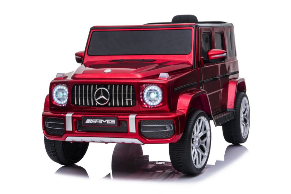 Mercedes G63, Coche Infantil Con Batería De Litio De 12 Voltios, Neumáticos De Goma, Asiento De Cuero, ¡Y Mucho Más!