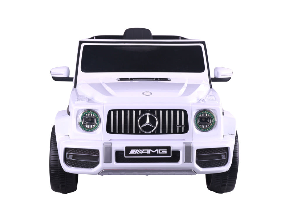 Mercedes G63, Coche Infantil Con Batería De Litio De 12 Voltios, Neumáticos De Goma, Asiento De Cuero, ¡Y Mucho Más!