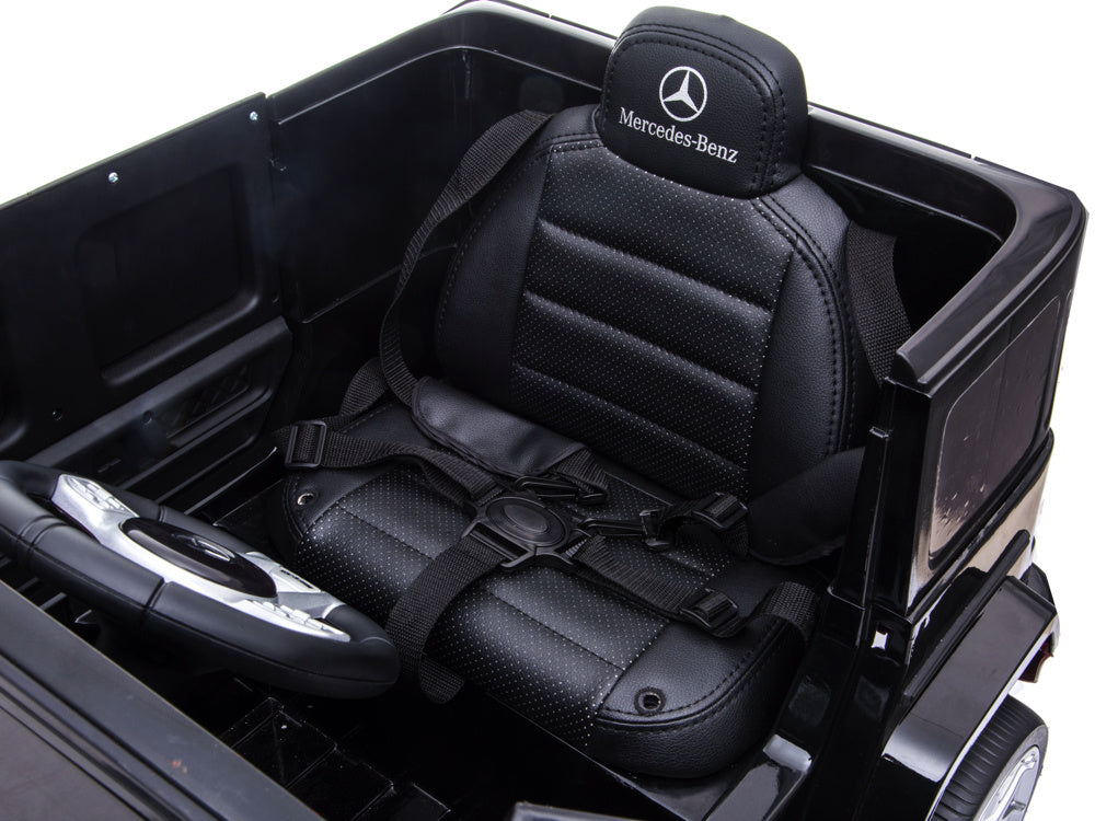 Mercedes G63, Coche Infantil Con Batería De Litio De 12 Voltios, Neumáticos De Goma, Asiento De Cuero, ¡Y Mucho Más!