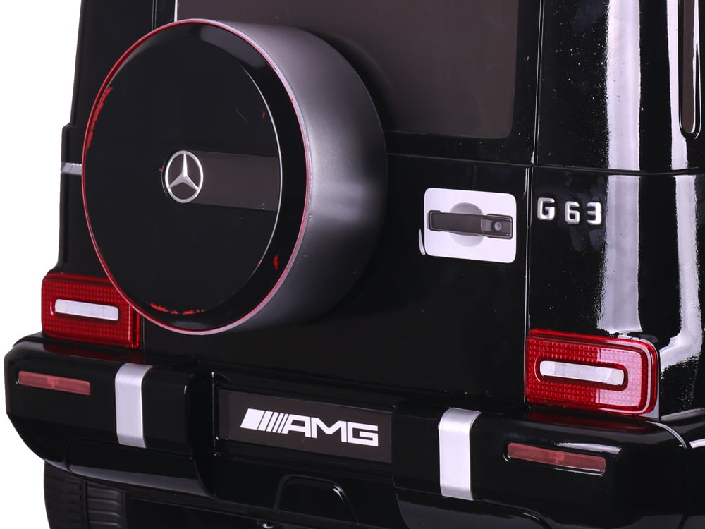 Mercedes G63, Coche Infantil Con Batería De Litio De 12 Voltios, Neumáticos De Goma, Asiento De Cuero, ¡Y Mucho Más!