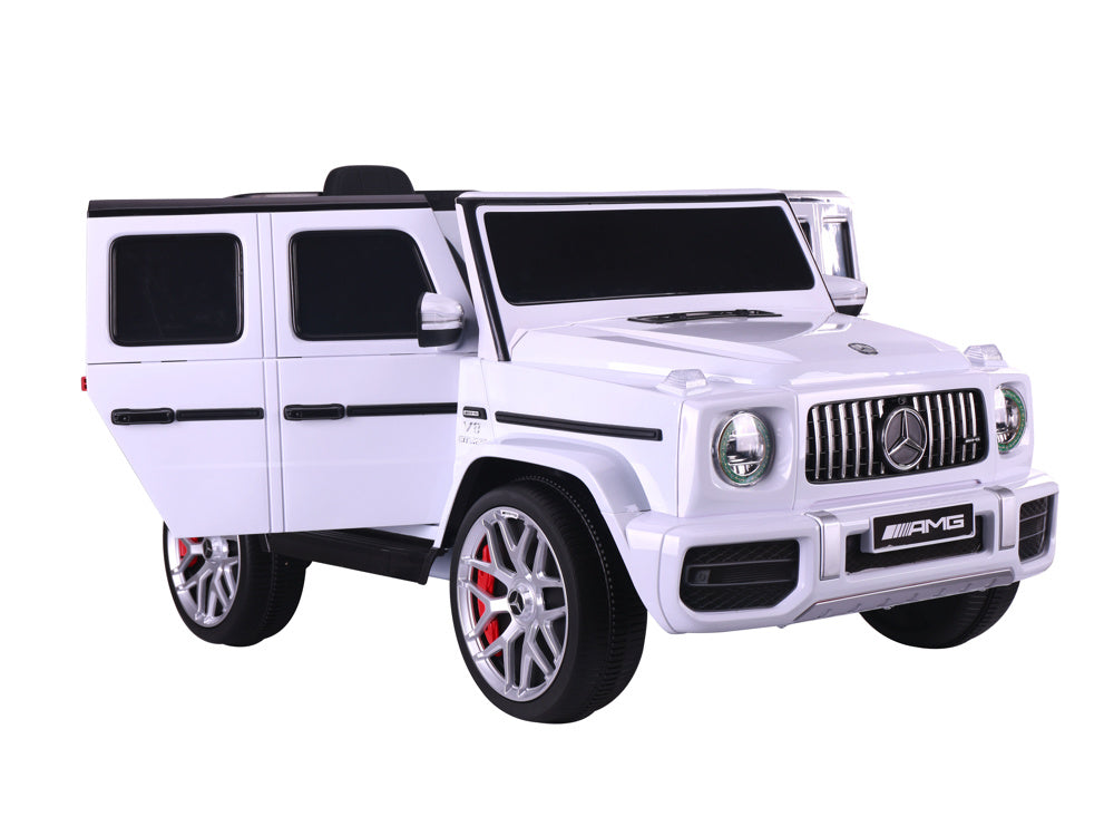 Mercedes G63, Coche Infantil Con Batería De Litio De 12 Voltios, Neumáticos De Goma, Asiento De Cuero, ¡Y Mucho Más!