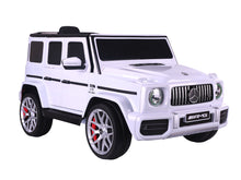 Mercedes G63, Coche Infantil Con Batería De Litio De 12 Voltios, Neumáticos De Goma, Asiento De Cuero, ¡Y Mucho Más!