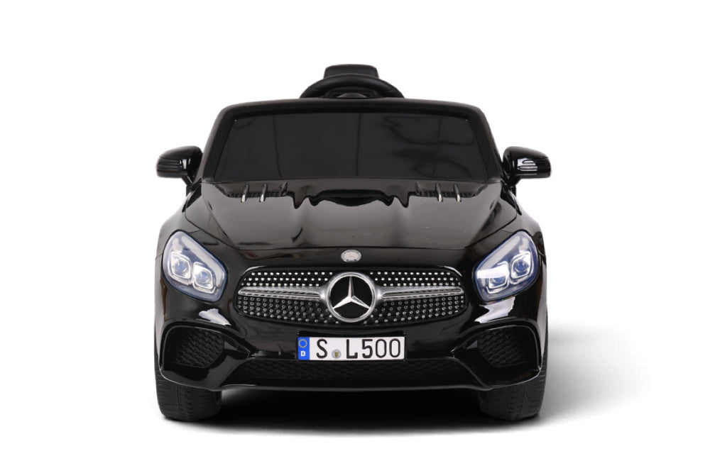 Mercedes Sl500, Coche Eléctrico Infantil De 12 Voltios Con Una Batería De Litio, Neumáticos De Goma, Asiento De Polipiel Y Mucho Más.