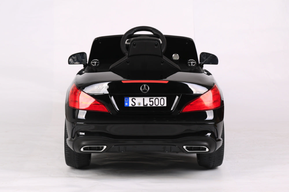 Mercedes Sl500, Coche Eléctrico Infantil De 12 Voltios Con Una Batería De Litio, Neumáticos De Goma, Asiento De Polipiel Y Mucho Más.