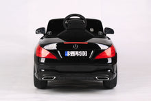 Mercedes Sl500, Coche Eléctrico Infantil De 12 Voltios Con Una Batería De Litio, Neumáticos De Goma, Asiento De Polipiel Y Mucho Más.
