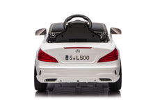 Mercedes Sl500, Coche Eléctrico Infantil De 12 Voltios Con Una Batería De Litio, Neumáticos De Goma, Asiento De Polipiel Y Mucho Más.