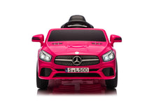 Mercedes Sl500, Coche Eléctrico Infantil De 12 Voltios Con Una Batería De Litio, Neumáticos De Goma, Asiento De Polipiel Y Mucho Más.