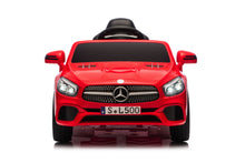 Mercedes Sl500, Coche Eléctrico Infantil De 12 Voltios Con Una Batería De Litio, Neumáticos De Goma, Asiento De Polipiel Y Mucho Más.