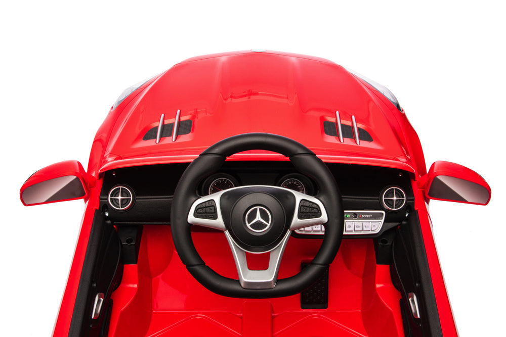Mercedes Sl500, Coche Eléctrico Infantil De 12 Voltios Con Una Batería De Litio, Neumáticos De Goma, Asiento De Polipiel Y Mucho Más.