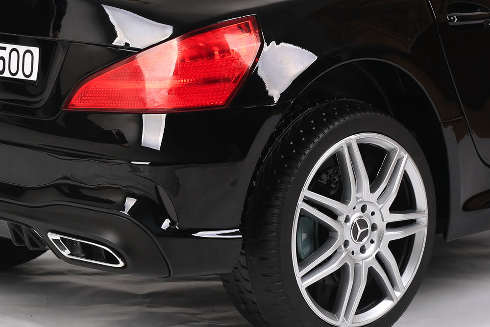 Mercedes Sl500, Coche Eléctrico Infantil De 12 Voltios Con Una Batería De Litio, Neumáticos De Goma, Asiento De Polipiel Y Mucho Más.