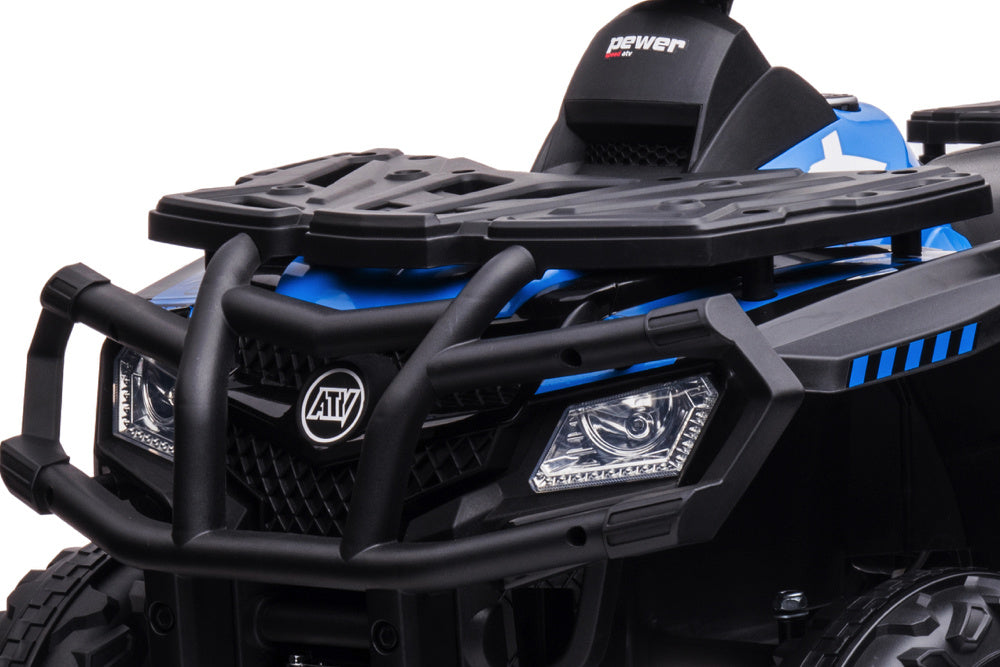 Quad Eléctrico De Litio De 24 Voltios, 4 Motores, Neumáticos De Goma, Asiento De Cuero ¡Y Mucho Más!