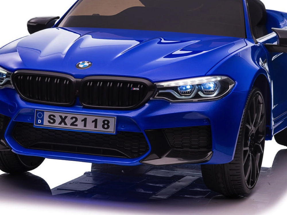 Bmw M5, Litio, Asientos De Cuero, Neumáticos De Goma, ¡Coche Eléctrico Para Niños!