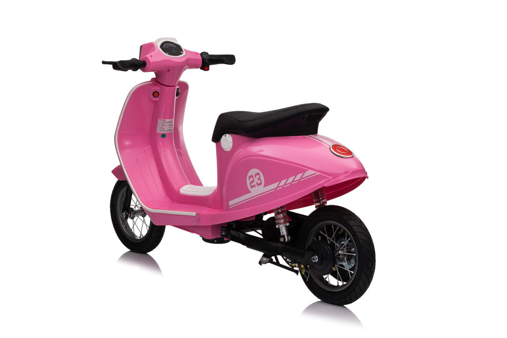 Patinete Eléctrico Infantil De Litio De 24 Voltios Con Motor De 350 Vatios.